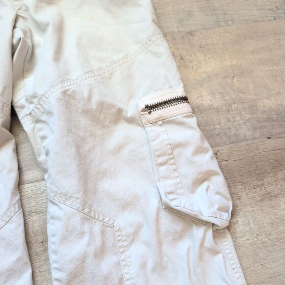 Volcom Stone Vintage Y2K White Womans Cargo Skater Pants Size 6 *Read - Picture 13 of 13